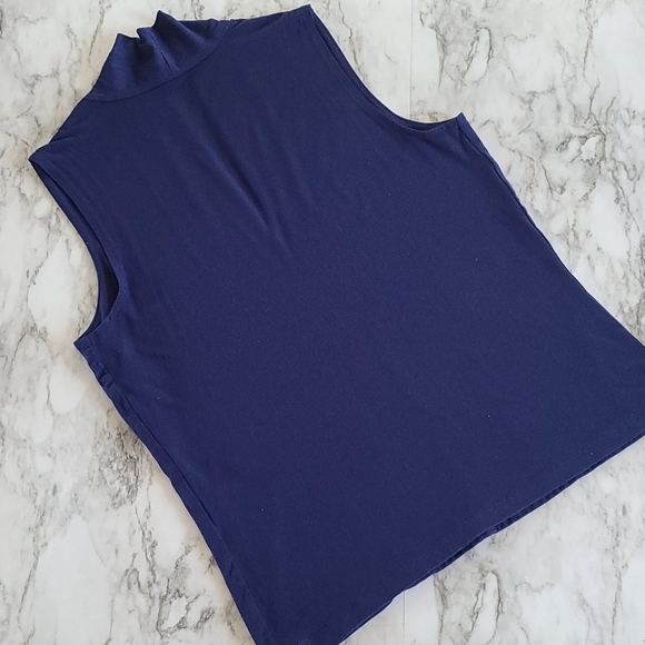 talbots sleeveless vneck top size medium - Picture 6 of 6